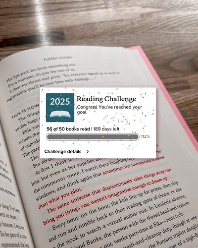 Thought I’d be reading less this year because my schedule is insane these days, but… turns out reading is still the only thin...