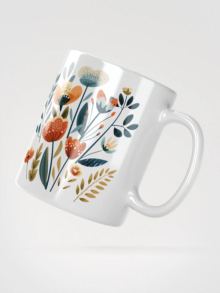 Floral Dreams White Glossy Mug product image (6)