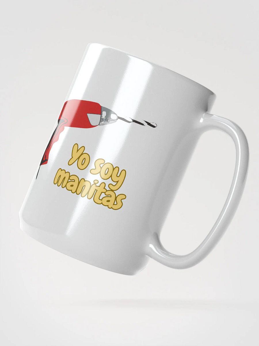 Taza blanca brillante product image (3)