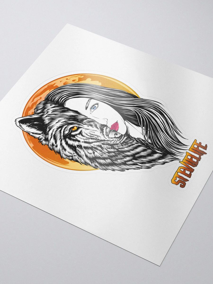 Wolf Face Sticker product image (3)
