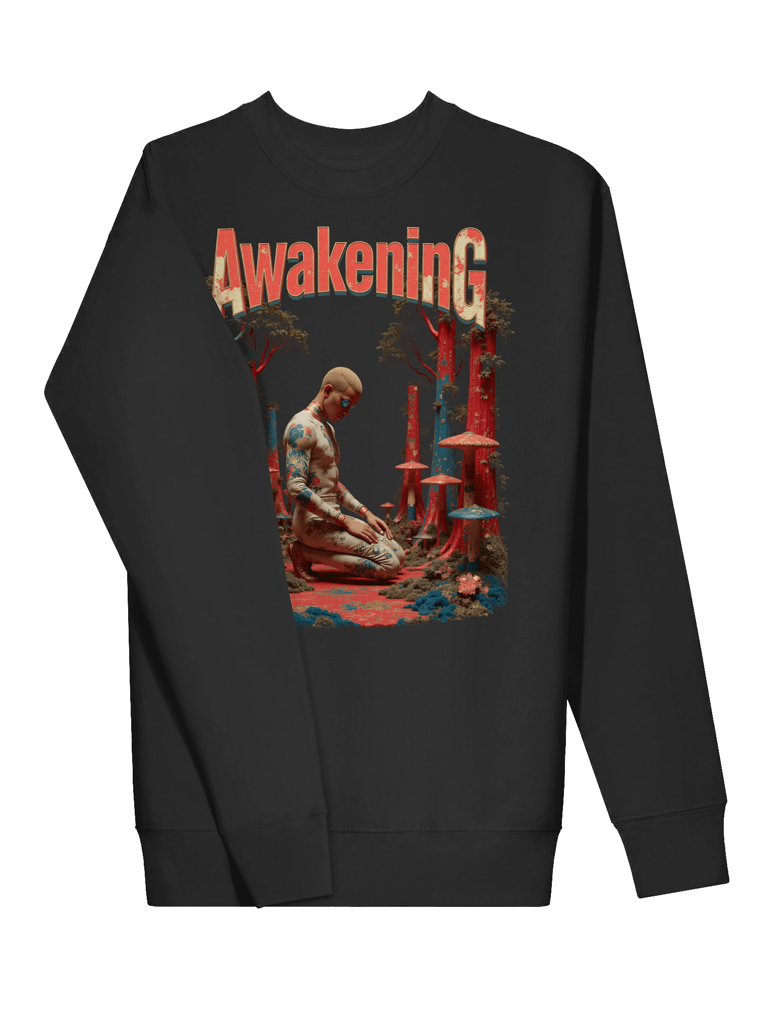 Spiritual Awakening Mystical Mushroom Grove Premium Sweatshirt product image (19)