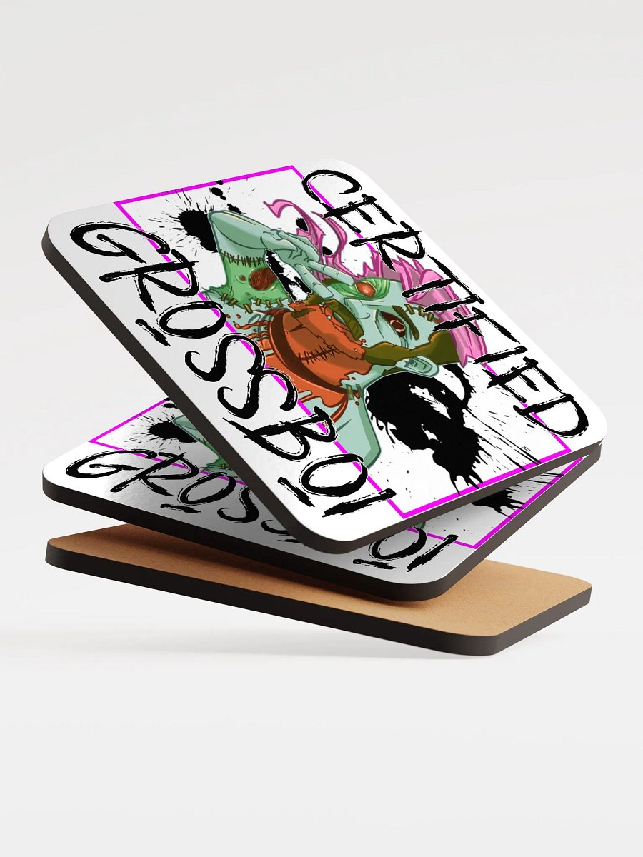 Certified Grossboi Glossy Cork Coaster product image (4)