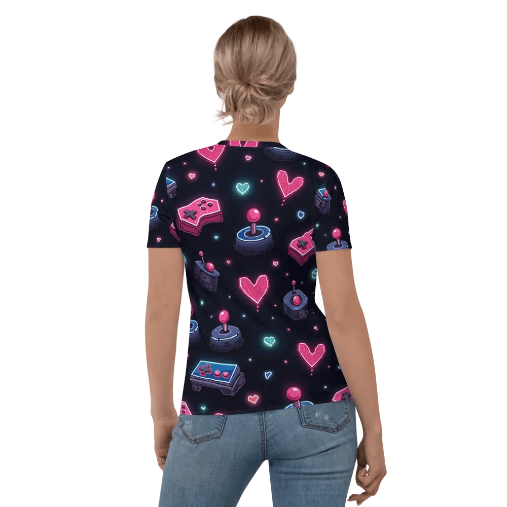 Neon Gaming Love Women's Tee product image (3)