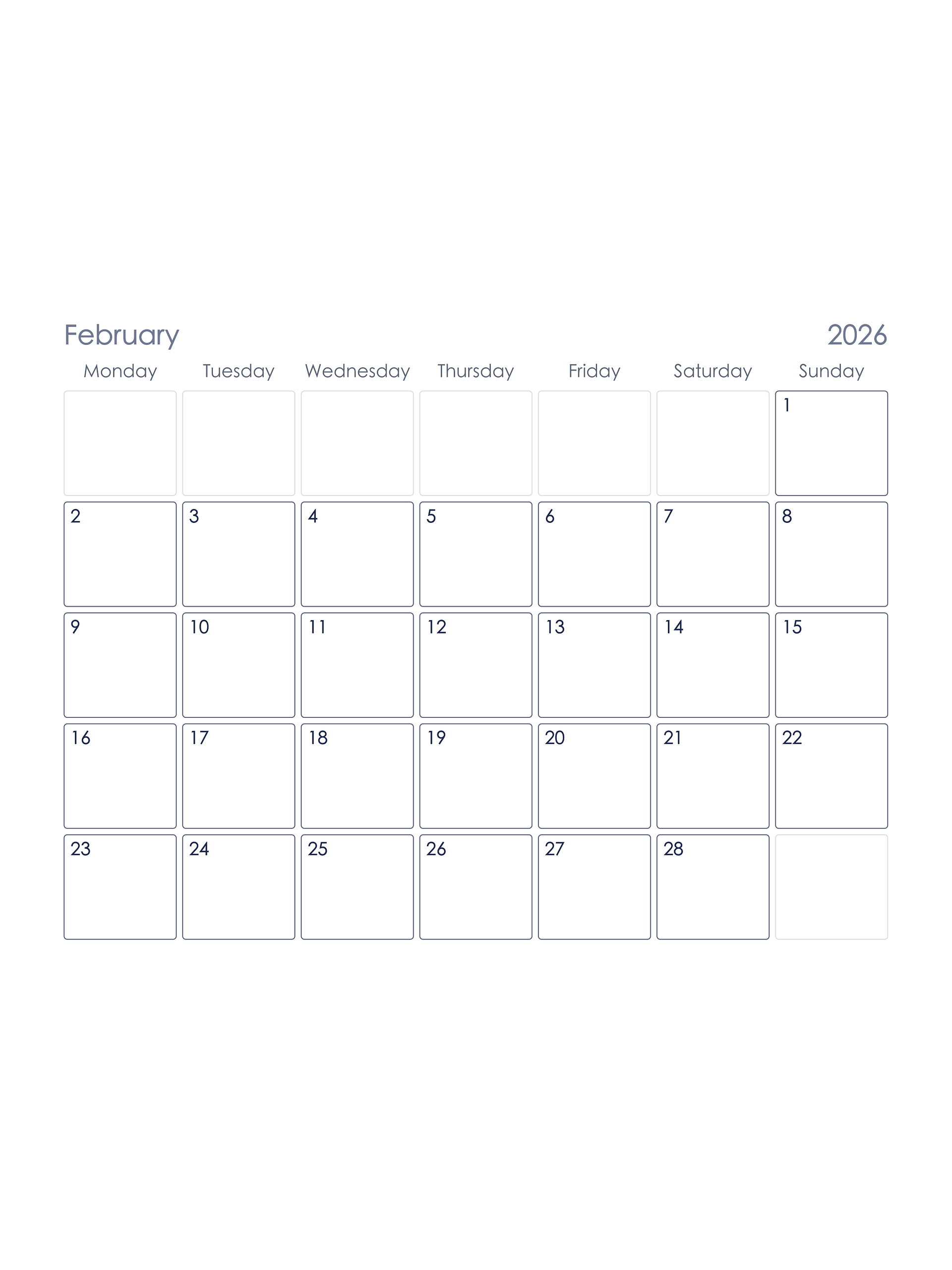 月历 Month Calendar product image (2)