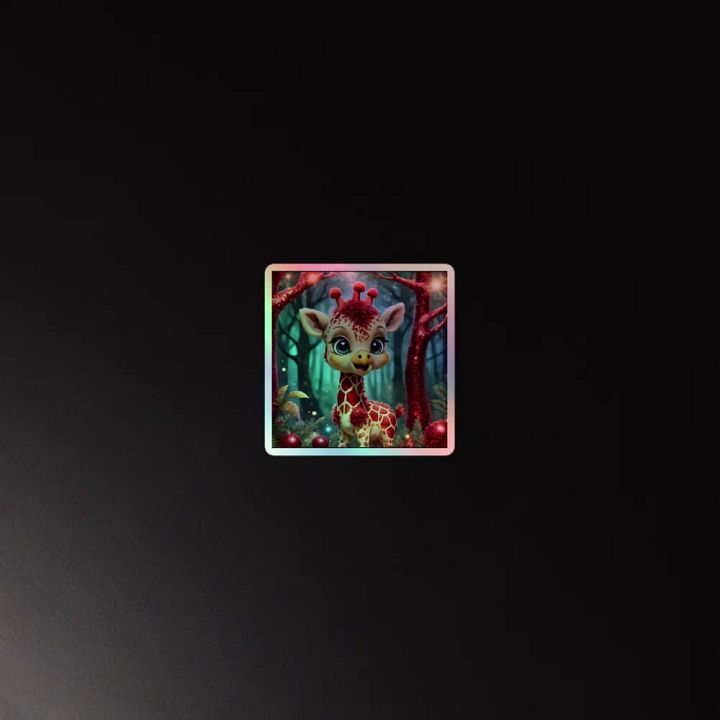 Magical Giraffe Holographic Sticker Sheet product image (4)
