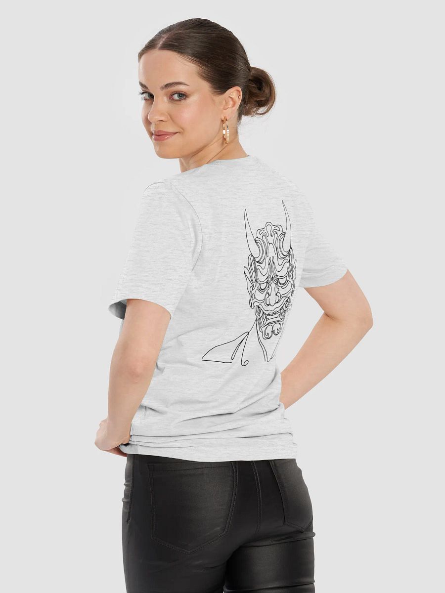Japanese Oni Mask Line Art Design T-shirt product image (91)
