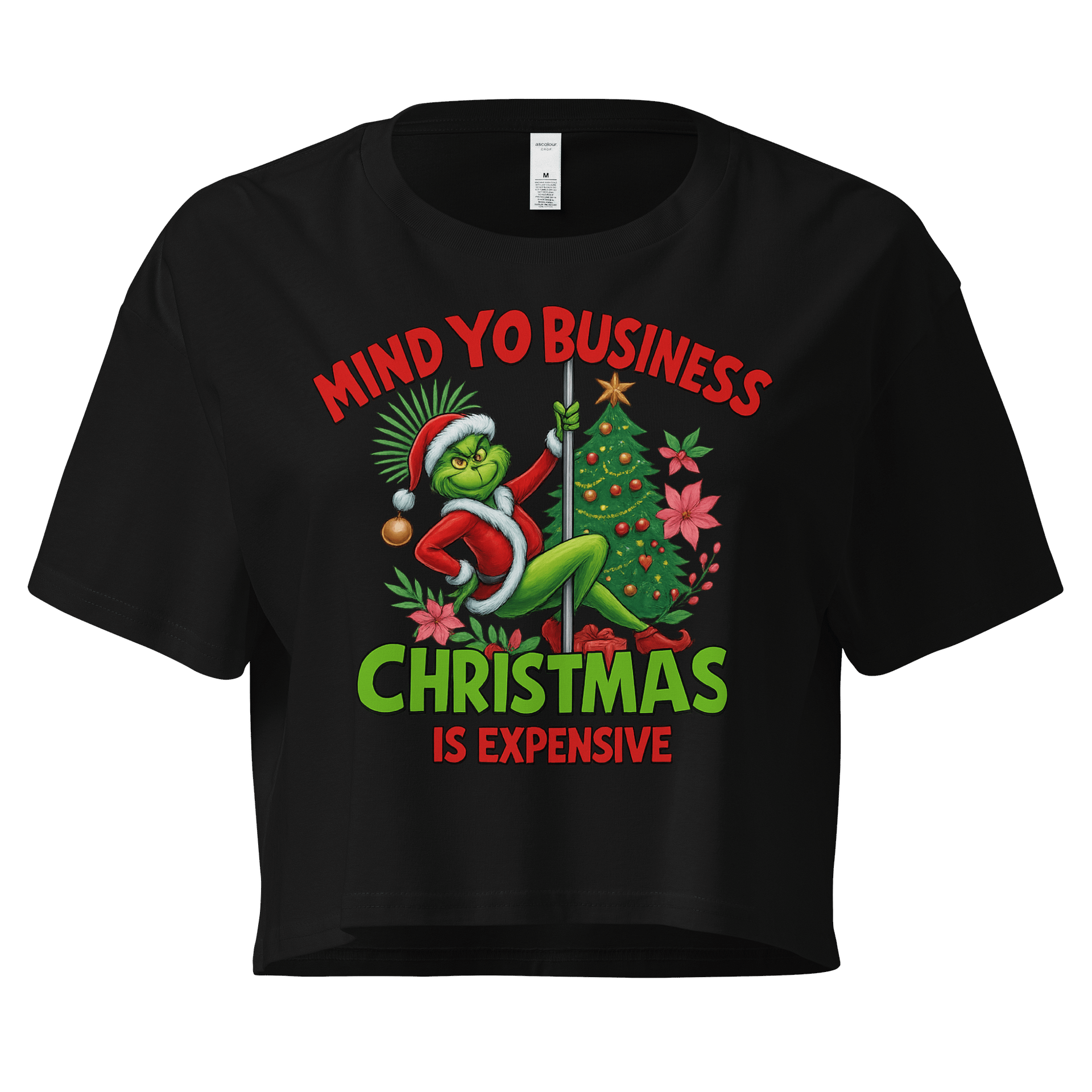 Grinchy Christmas Crop Top product image (1)
