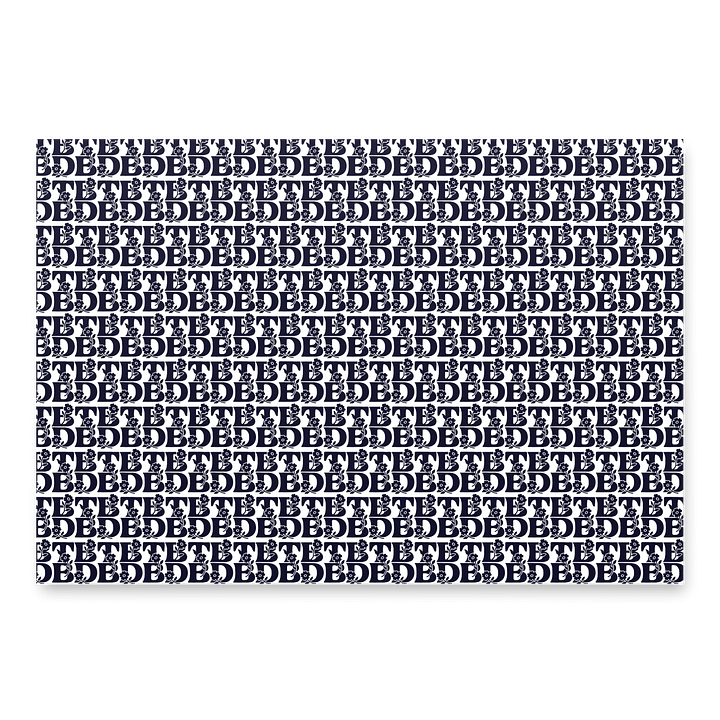 The Big Beautiful Day Floral Giftwrap product image (1)