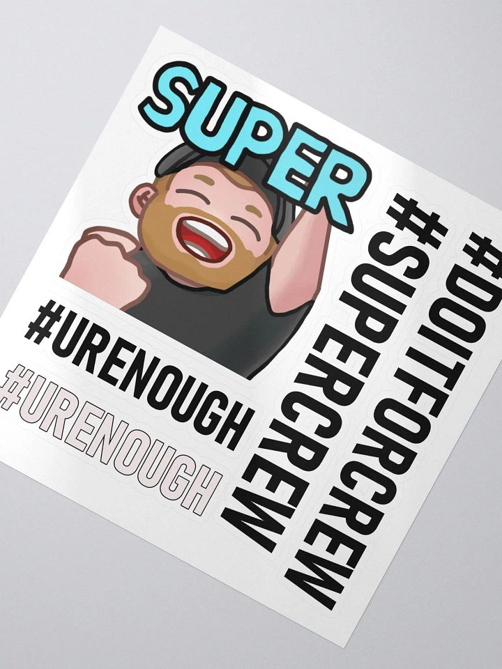 #supercrew - sticker set product image (2)