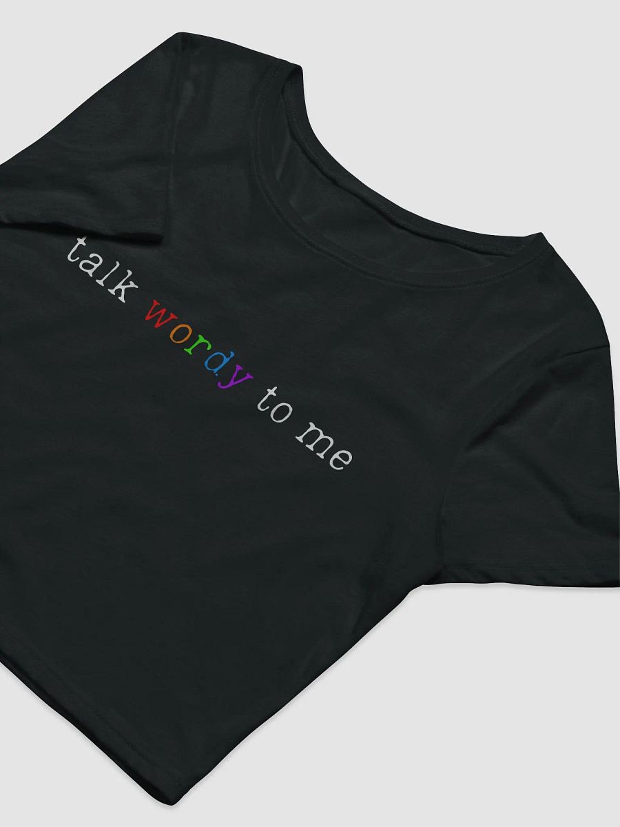 [talk wordy] crop top — pride edition product image (5)