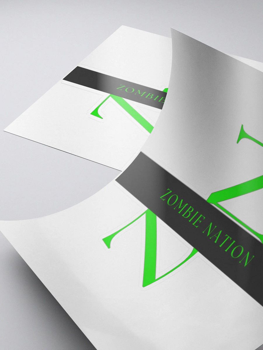 Zombie Nation sticker (green) product image (4)