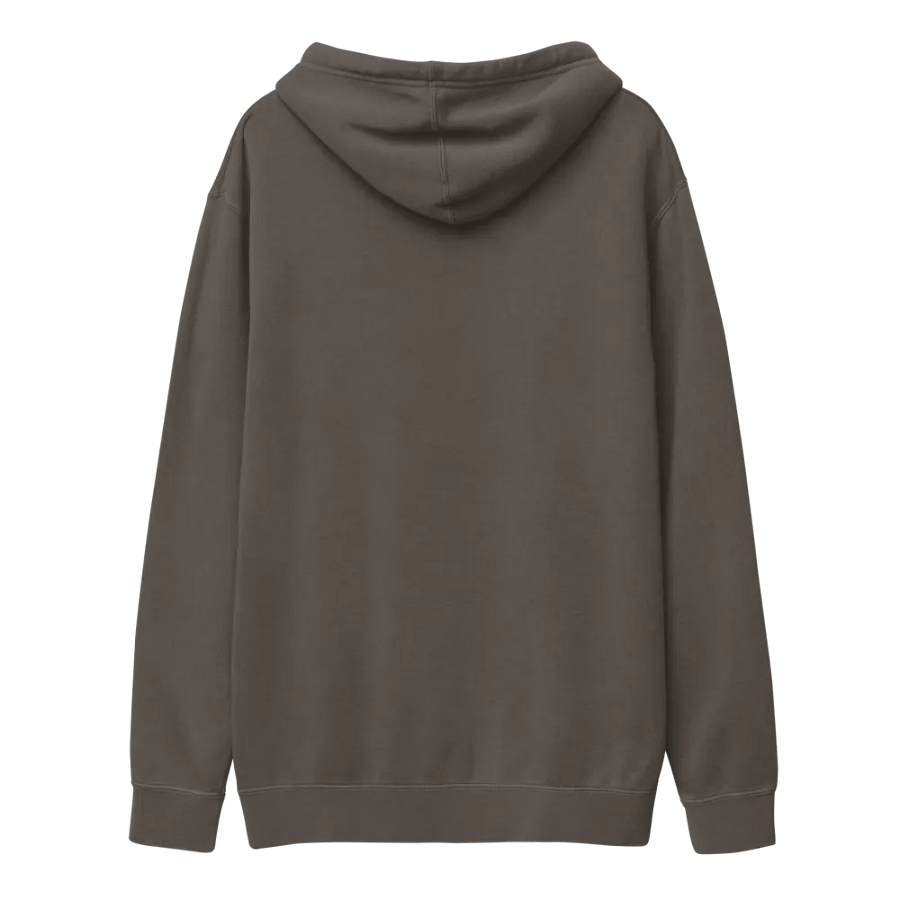 hyperverbal (L.C. comic sans with purple stars) embroidered pigment hoodie product image (11)