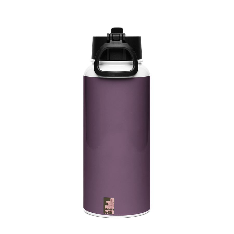 "Jurassic Park Wedding" Water Bottle With Screw Top And Straw product image (2)