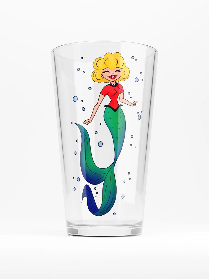 Happy Mermaid Pint Glass product image (1)