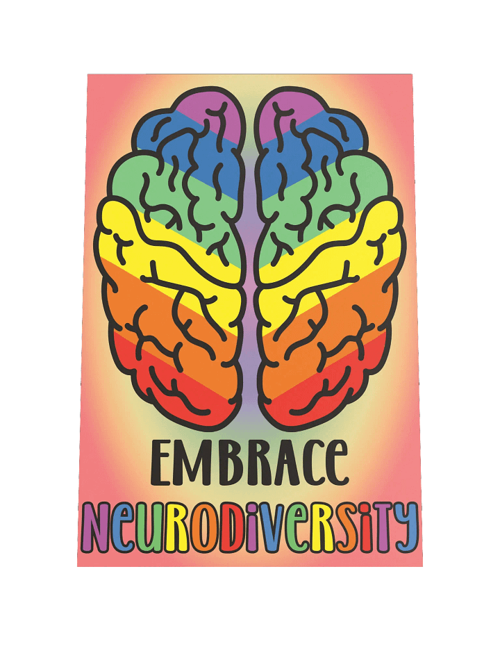 Embrace Neurodiversirty Poster product image (1)
