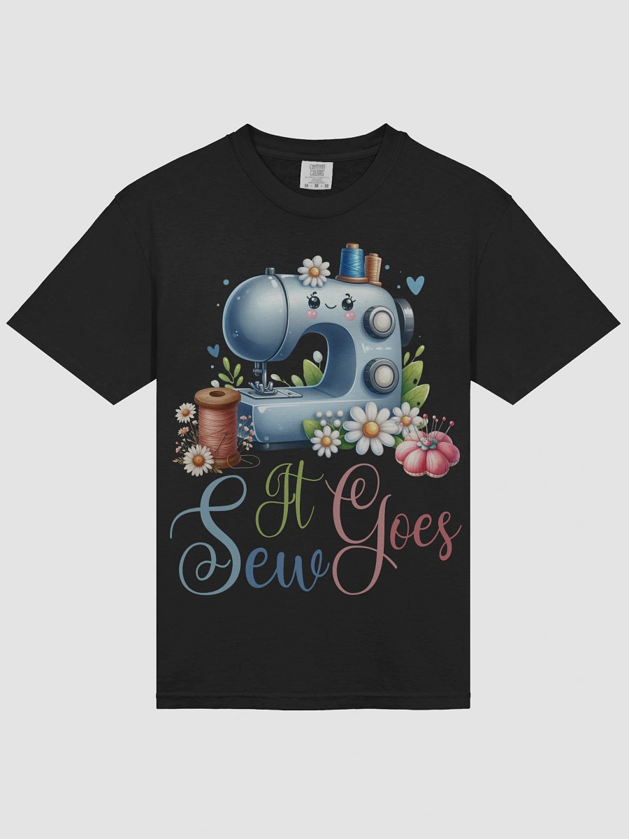 Sew Cute Smiling Sewing Machine T-Shirt product image (4)