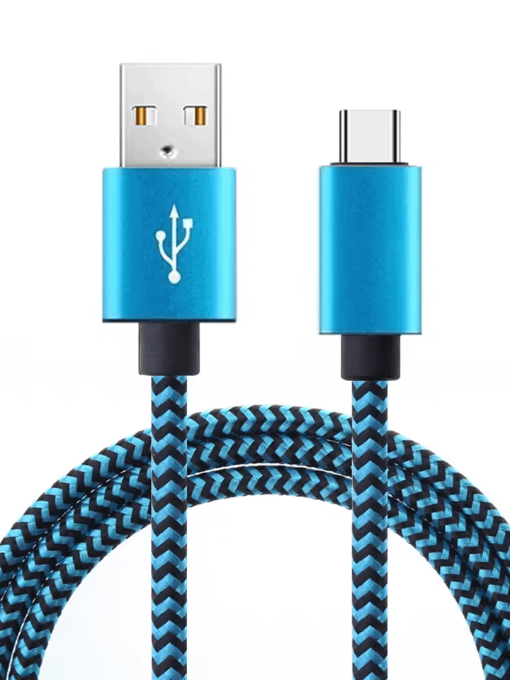 USB C Charging/Sync Cable 1M Blue product image (1)