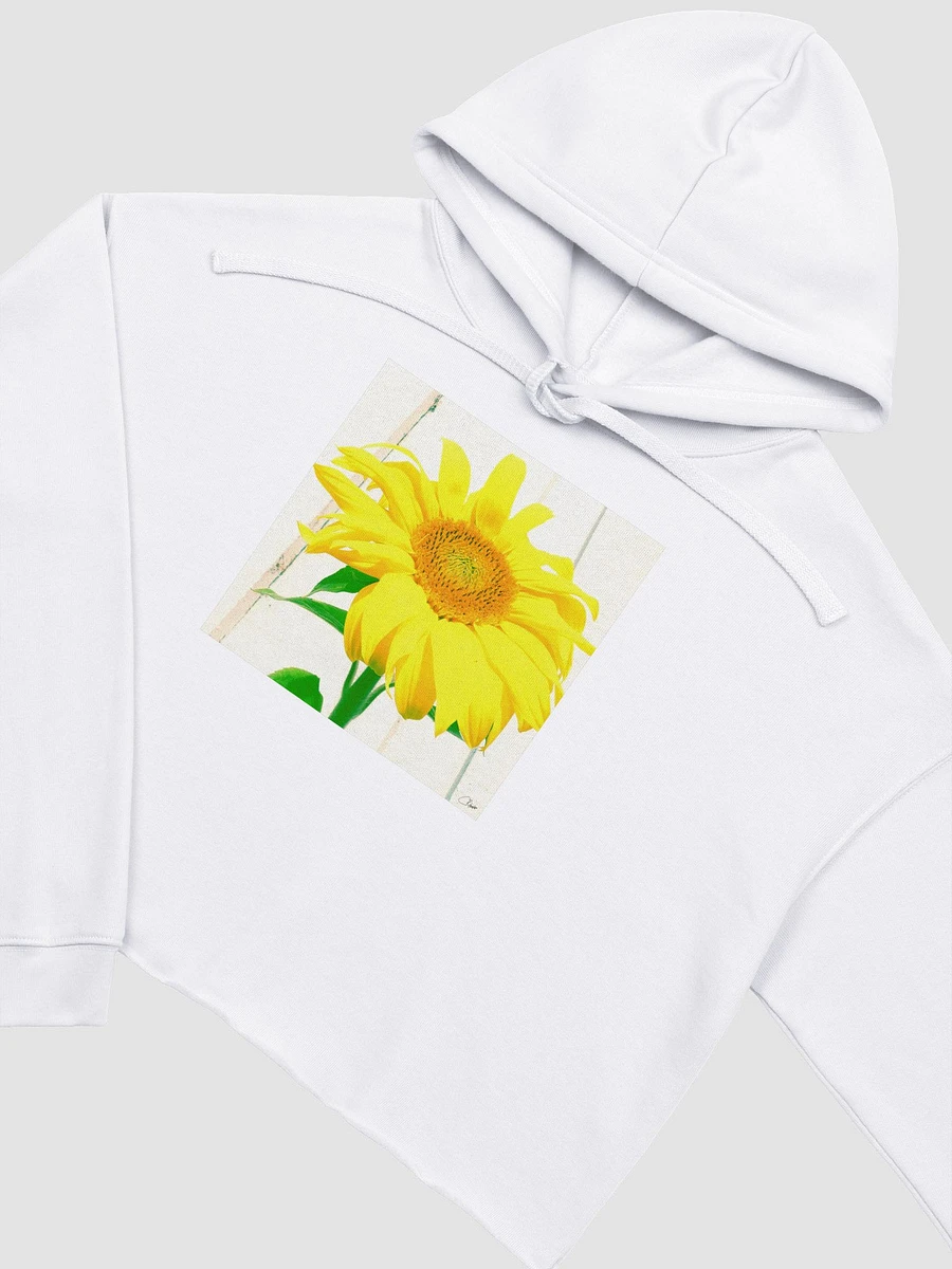 Sunflower Picture Women's Cropped Fleece Hoodie product image (5)