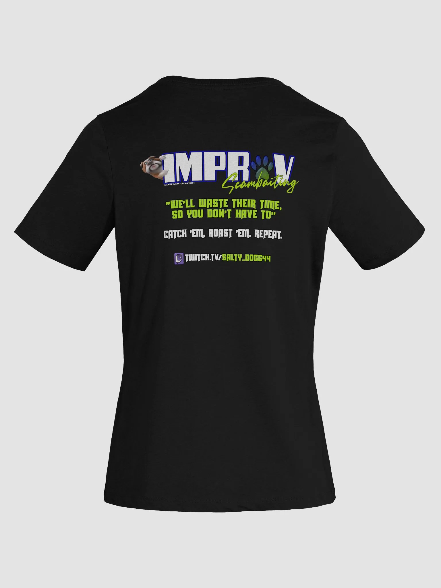 Scammers Beware V Neck Ladies T-Shirt product image (21)