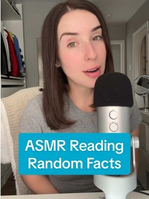 Replying to @Bellevdberg back at it again with the random facts. Saved the best for last 😈 #asmr #whispering #randomfacts #readingfacts #asmrreading #asmrtriggerwords #relaxingvideos #asmrcommunity 