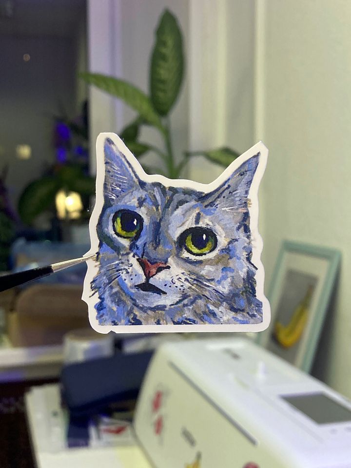 Tobbie cat sticker product image (1)