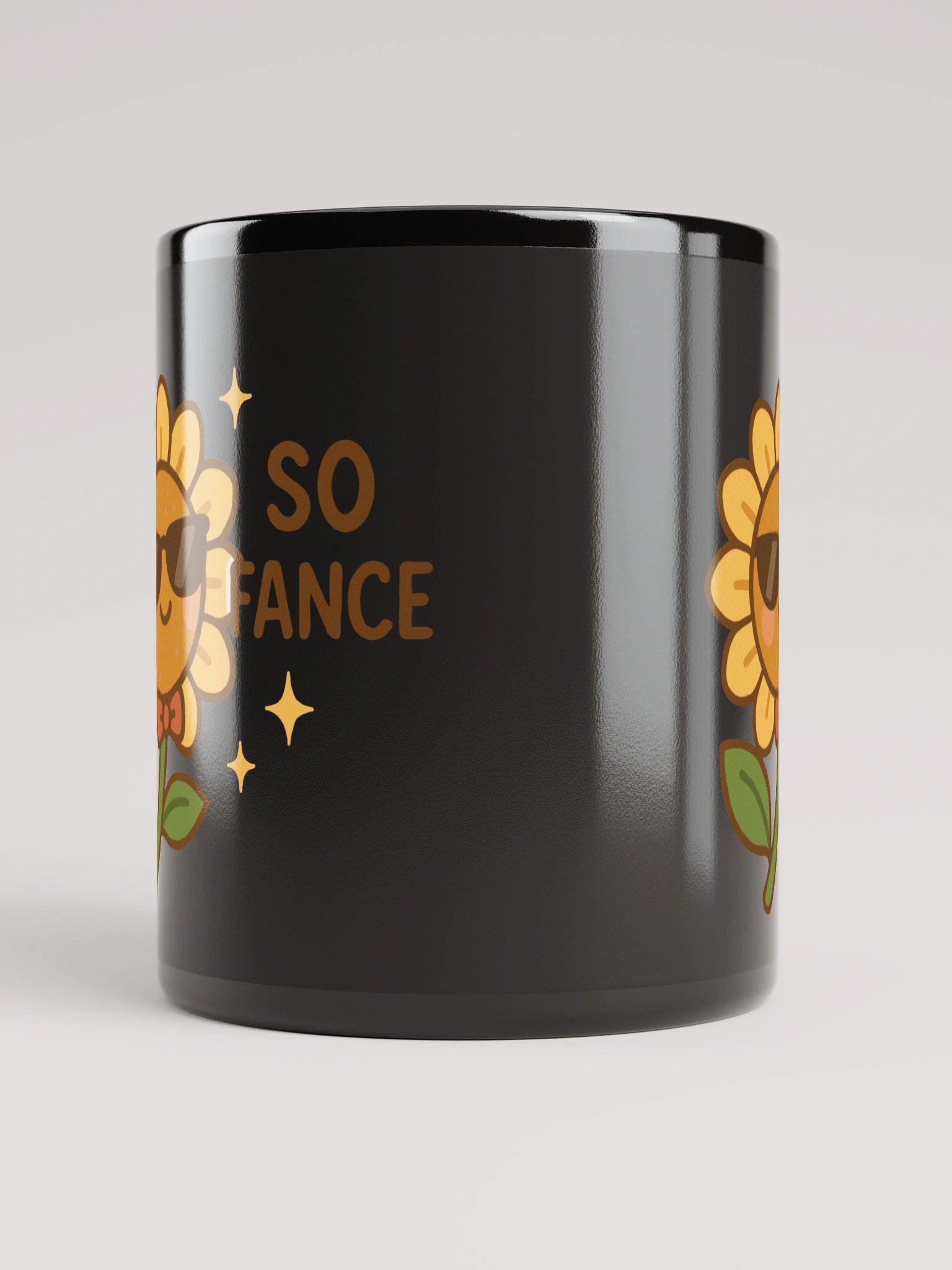 Black Sunflower Mug product image (5)