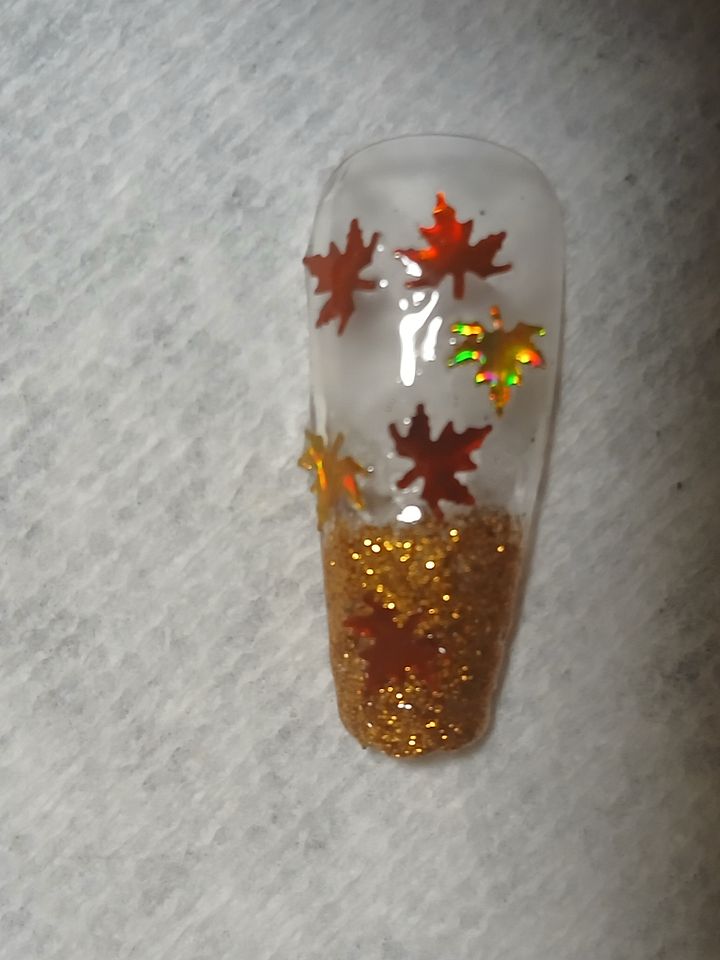 Fall Leaf Nail Design product image (1)