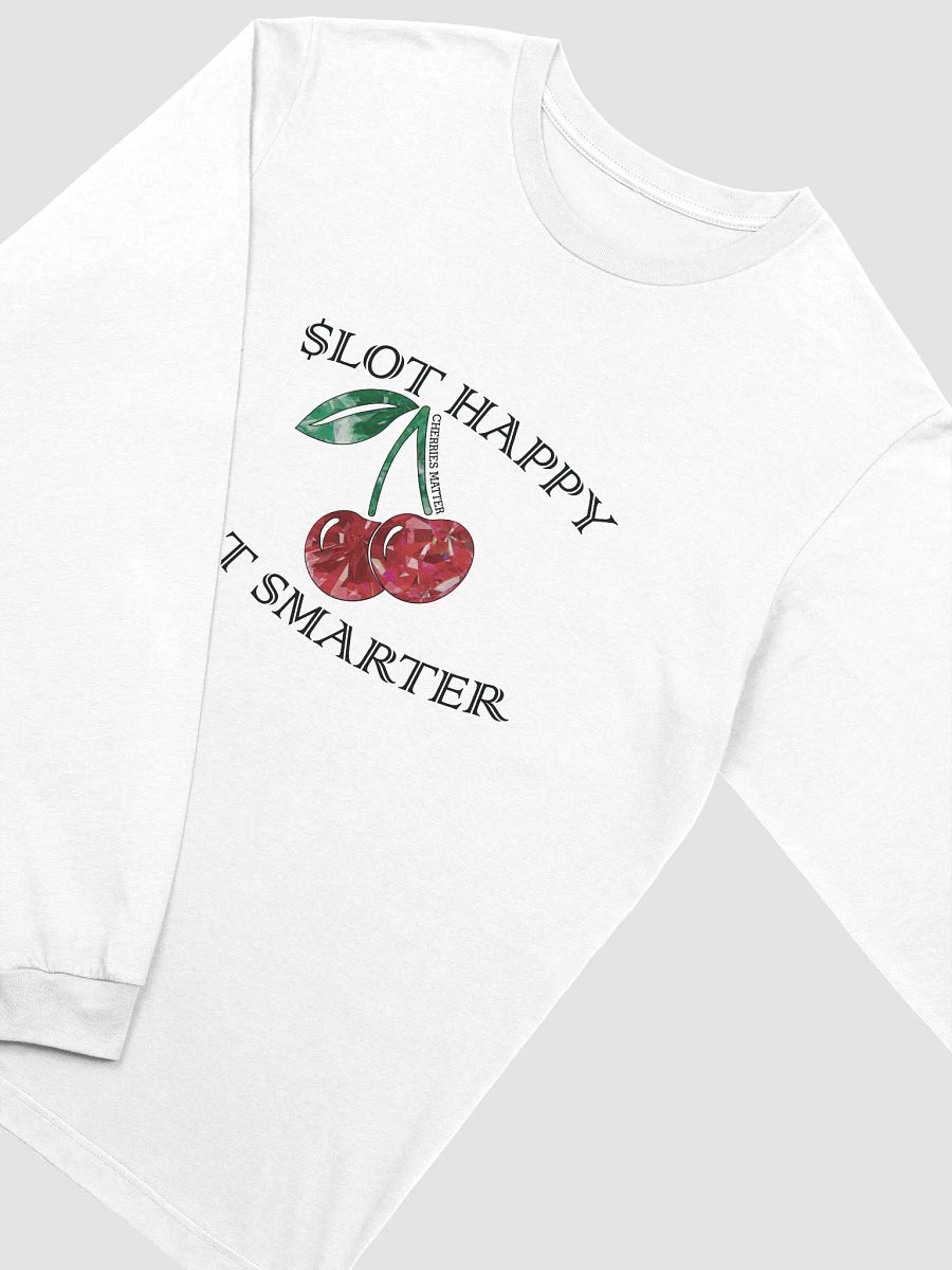 Slot Happy, Slot Smarter Cherries Matter Slots Long Sleeve Bella+Canvas Tee product image (15)