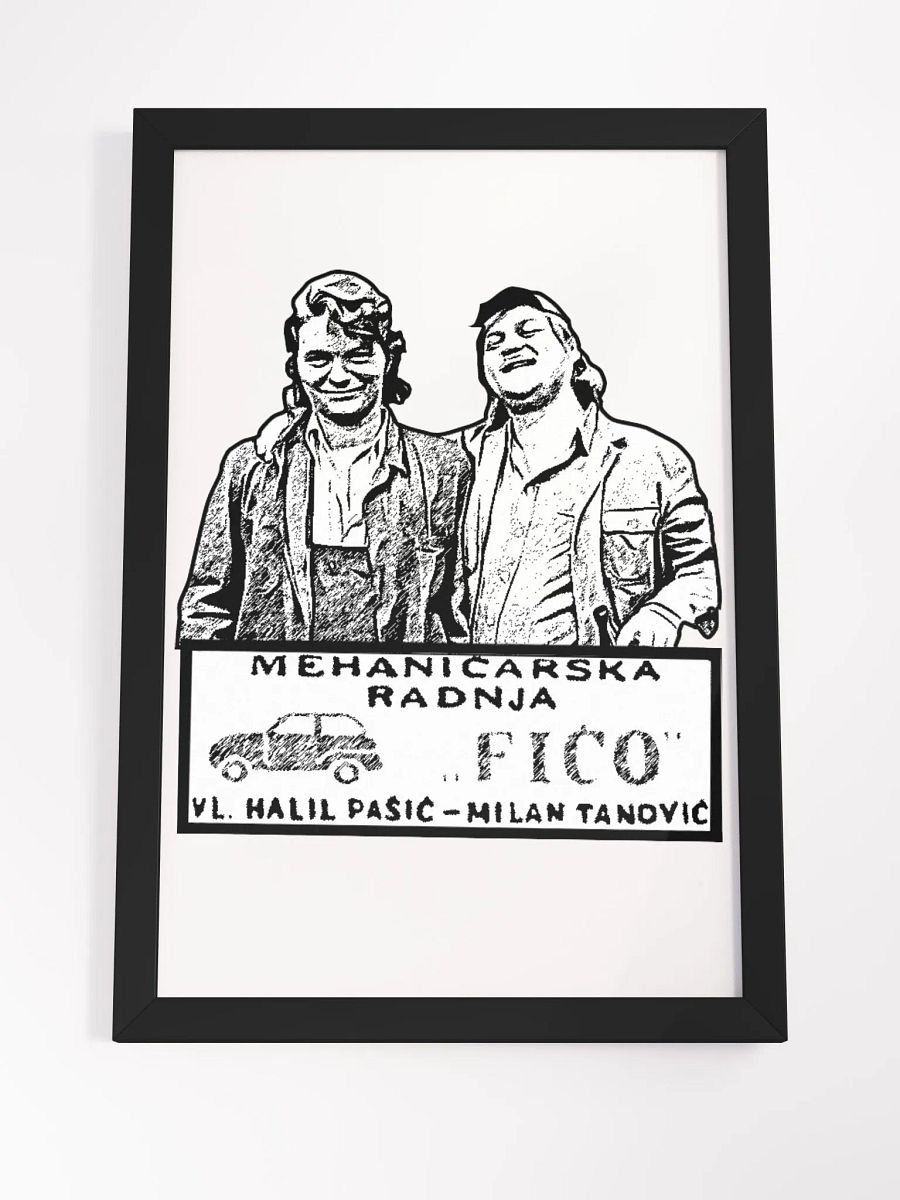 Kriva Tabla Framed High-Quality Matte Poster (in) product image (4)