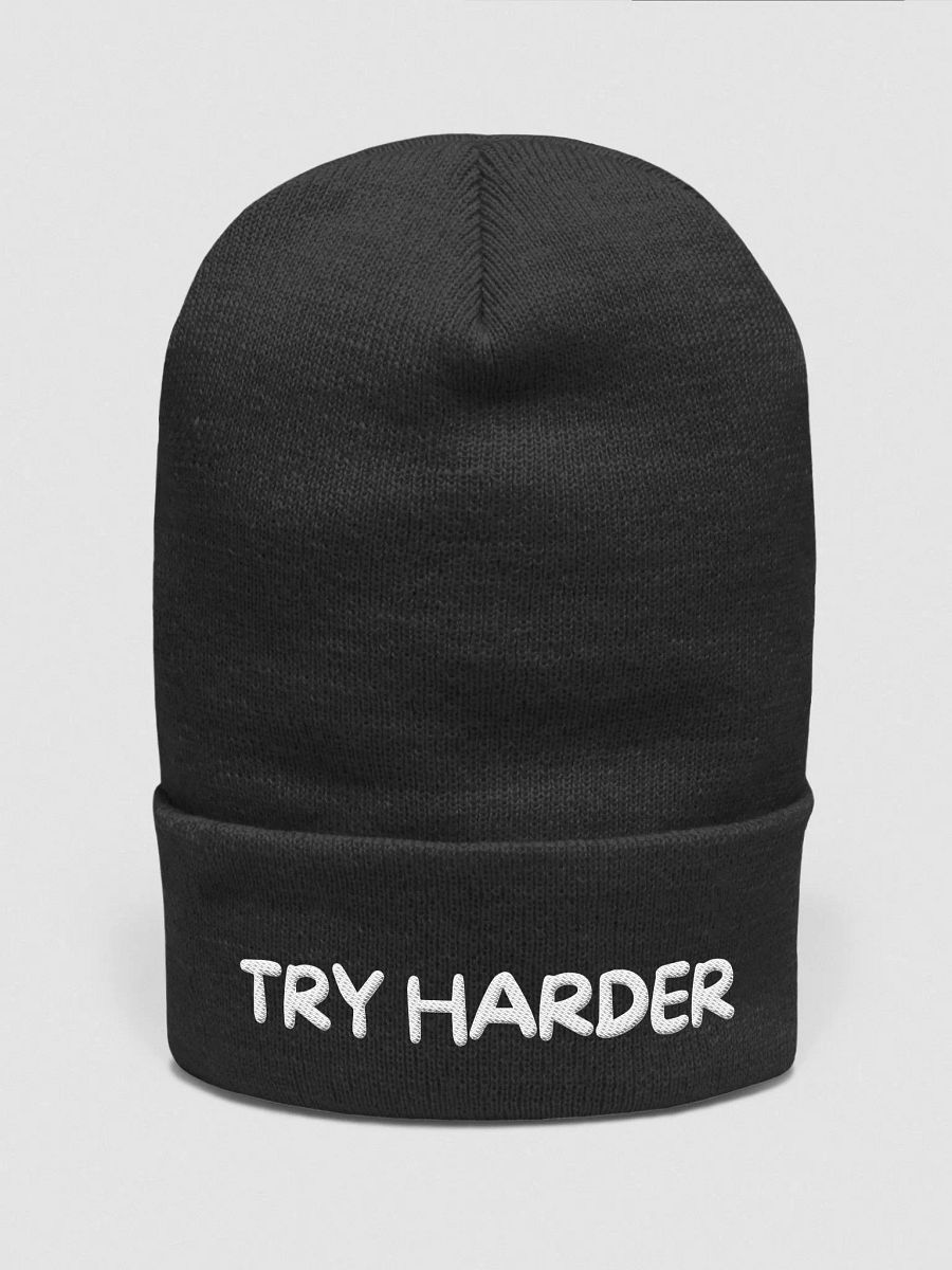 Try Harder Beanie product image (2)