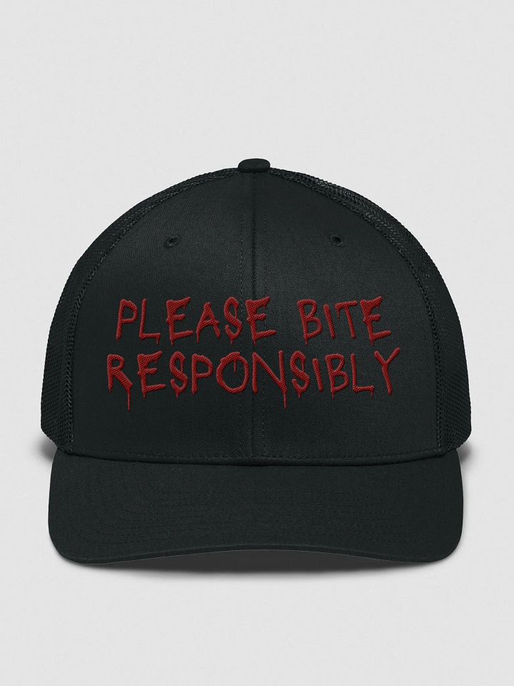 Bite Responsibly Snapback Trucker Hat product image (7)