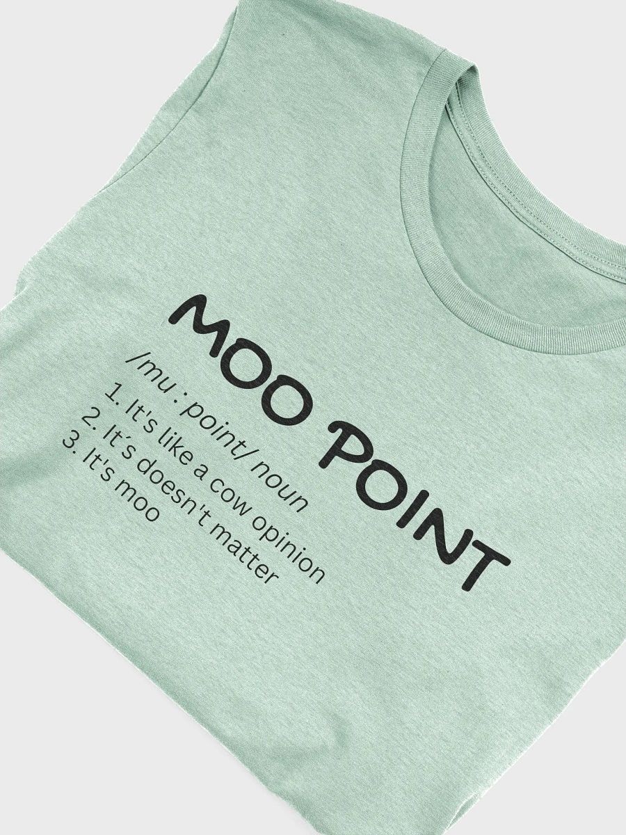 "MOO point" t-shirt product image (3)