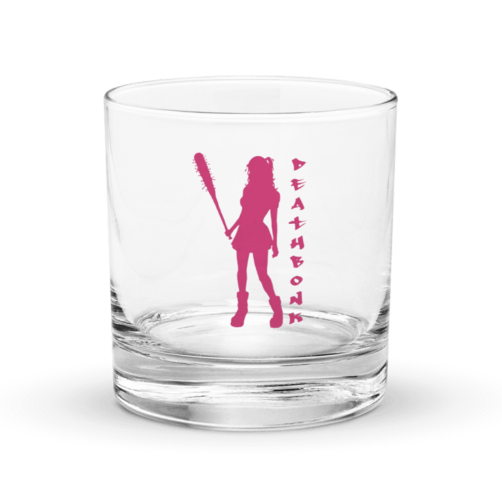 DEATHBONK Rocks Glass (pink) product image (1)