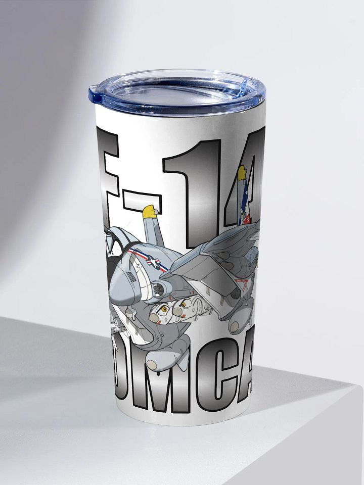 F-14 Tomcat Illustrated 20oz Stainless Steel Tumbler product image (2)
