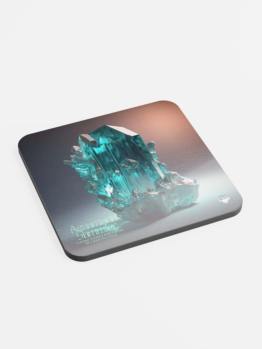 Untersetzer aus glänzendem Kork, Jahres Abo. Aquamarinen Sammler product image (2)