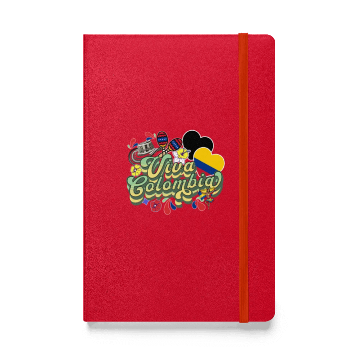 Viva Colombia Hardcover Red Notebook product image (1)