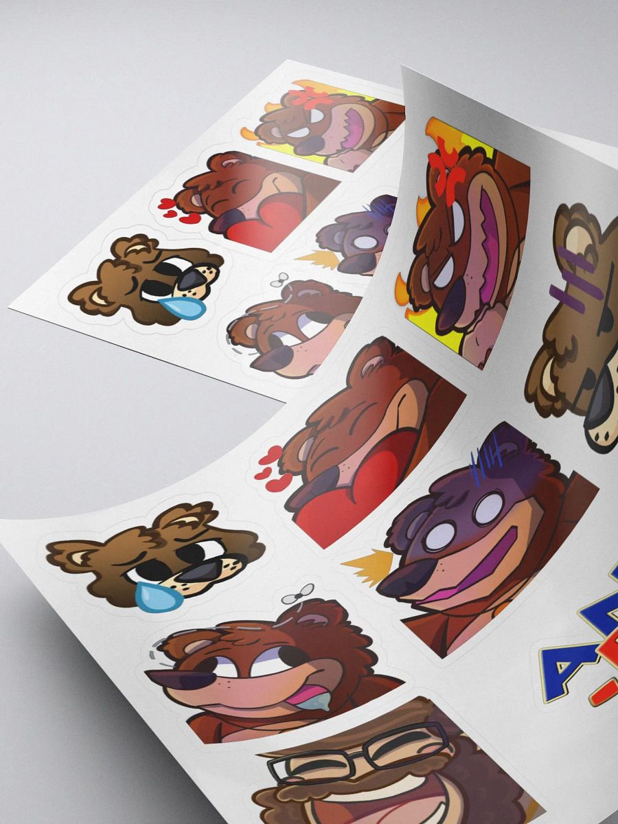 Emote Sticker Sheet product image (4)