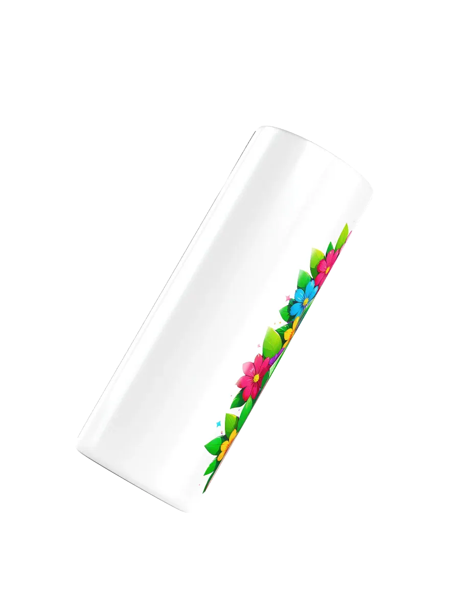 Brat 20 oz Skinny Stainless Steel Tumbler - White - Brat Life v2 product image (4)