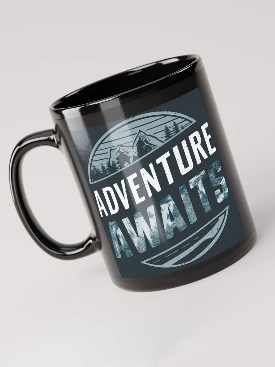 Adventure Awaits Mug #Statement Mug - Black product image (3)