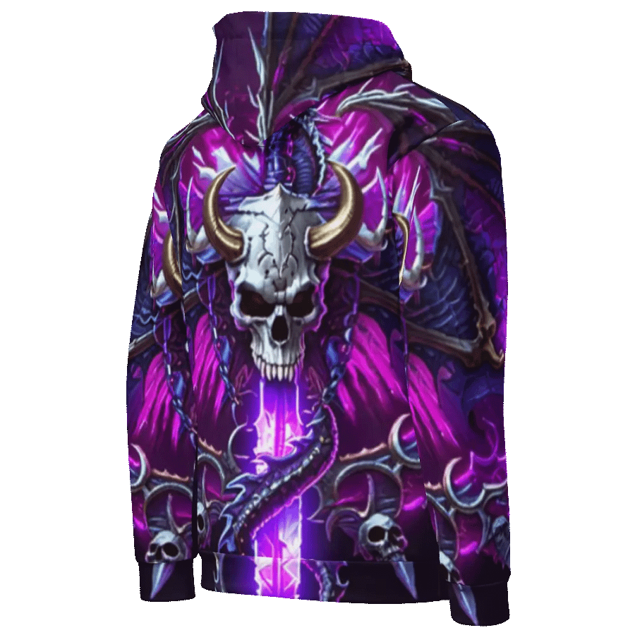 Mystical Skull Sword Hoodie product image (4)