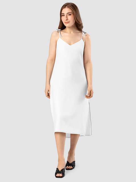 Photo showing All-Over Print Slip Dress
