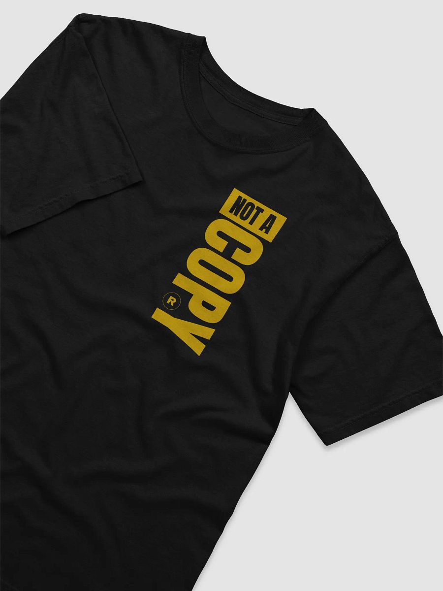 Yellow Vertical Not a COPY T-Shirt product image (3)