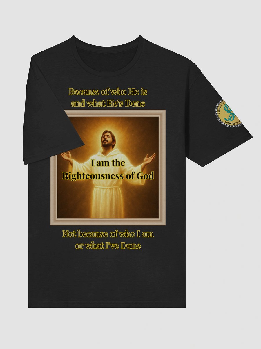 I am the Righteousness of God (Male) Gildan Unisex Softstyle T-Shirt Dark Colors product image (59)