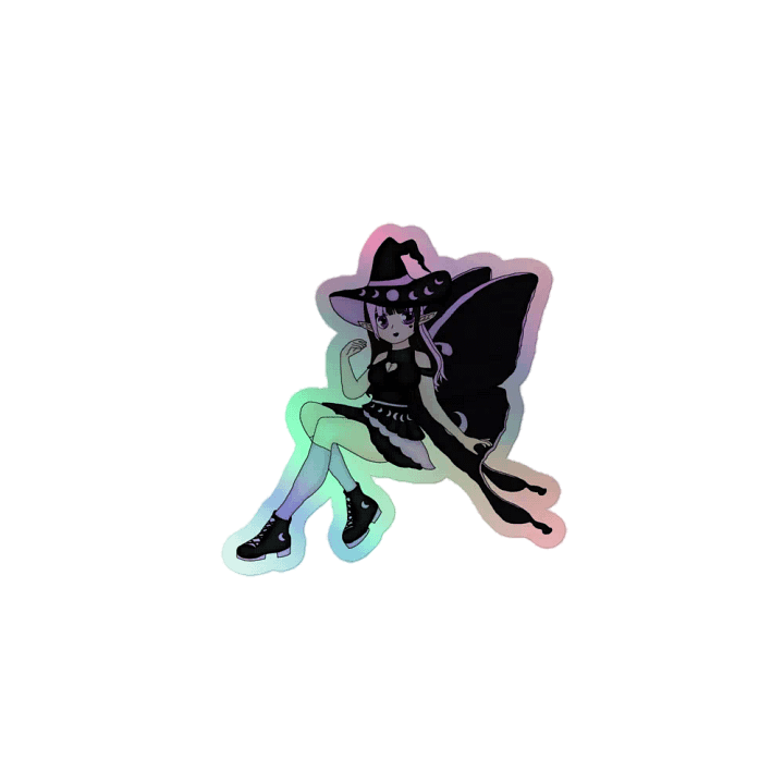 Holographic Alt Goth Witch Mystic Sticker product image (1)