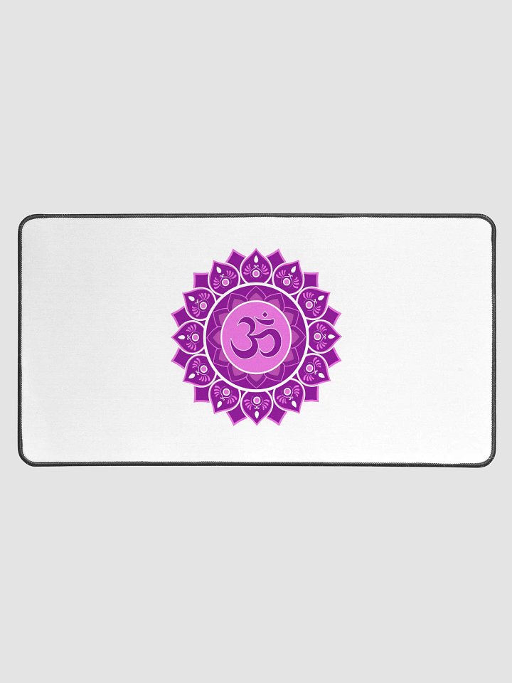 Om Lotus Mandala Desk Mat product image (1)