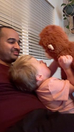 Just another #fridaynight. #dadandson #dadgoals #toddlerlife