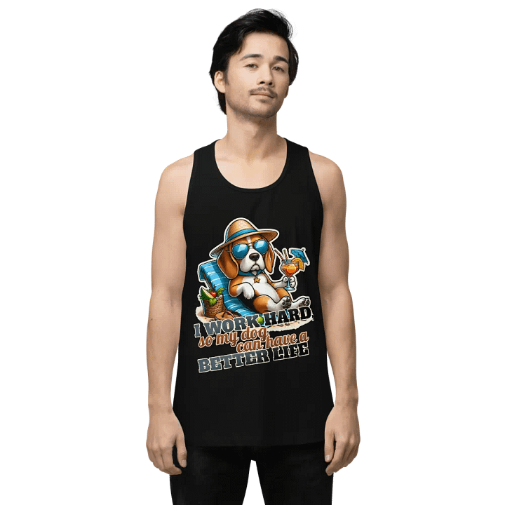 Work Hard - Beagle Beach - Tank Top product image (15)