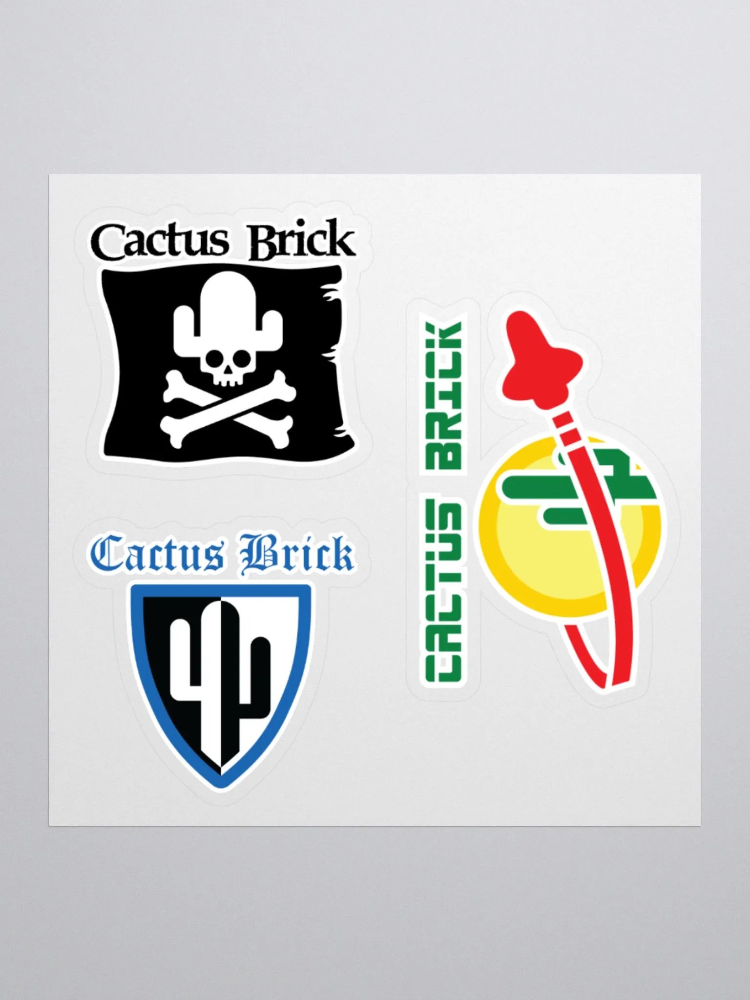 Cactus Brick Sticker Pack product image (1)