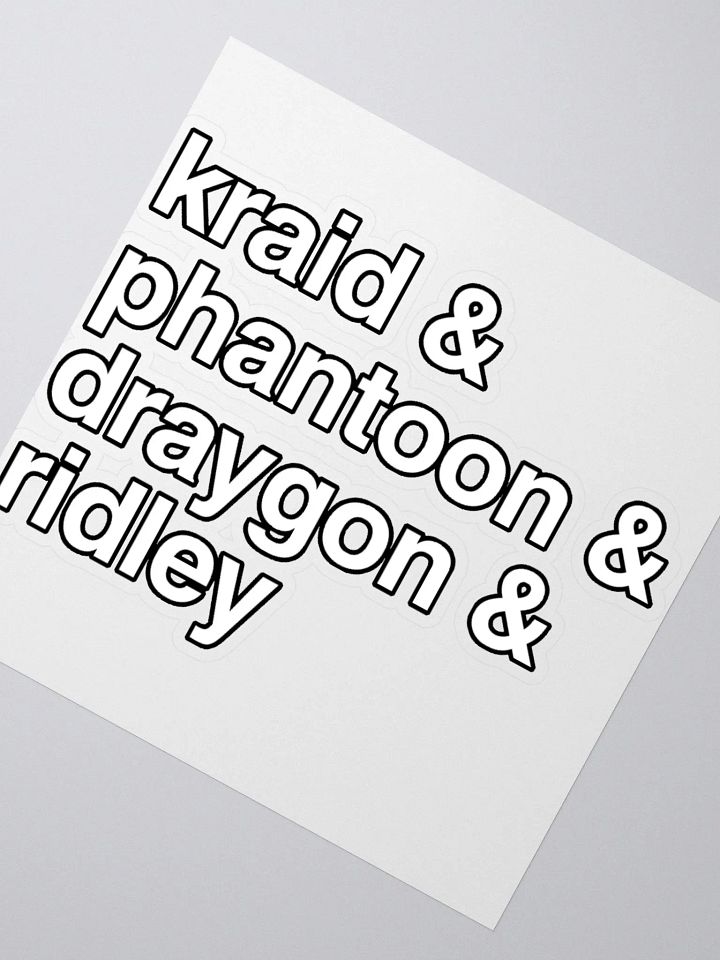 KPDR& Sticker product image (2)