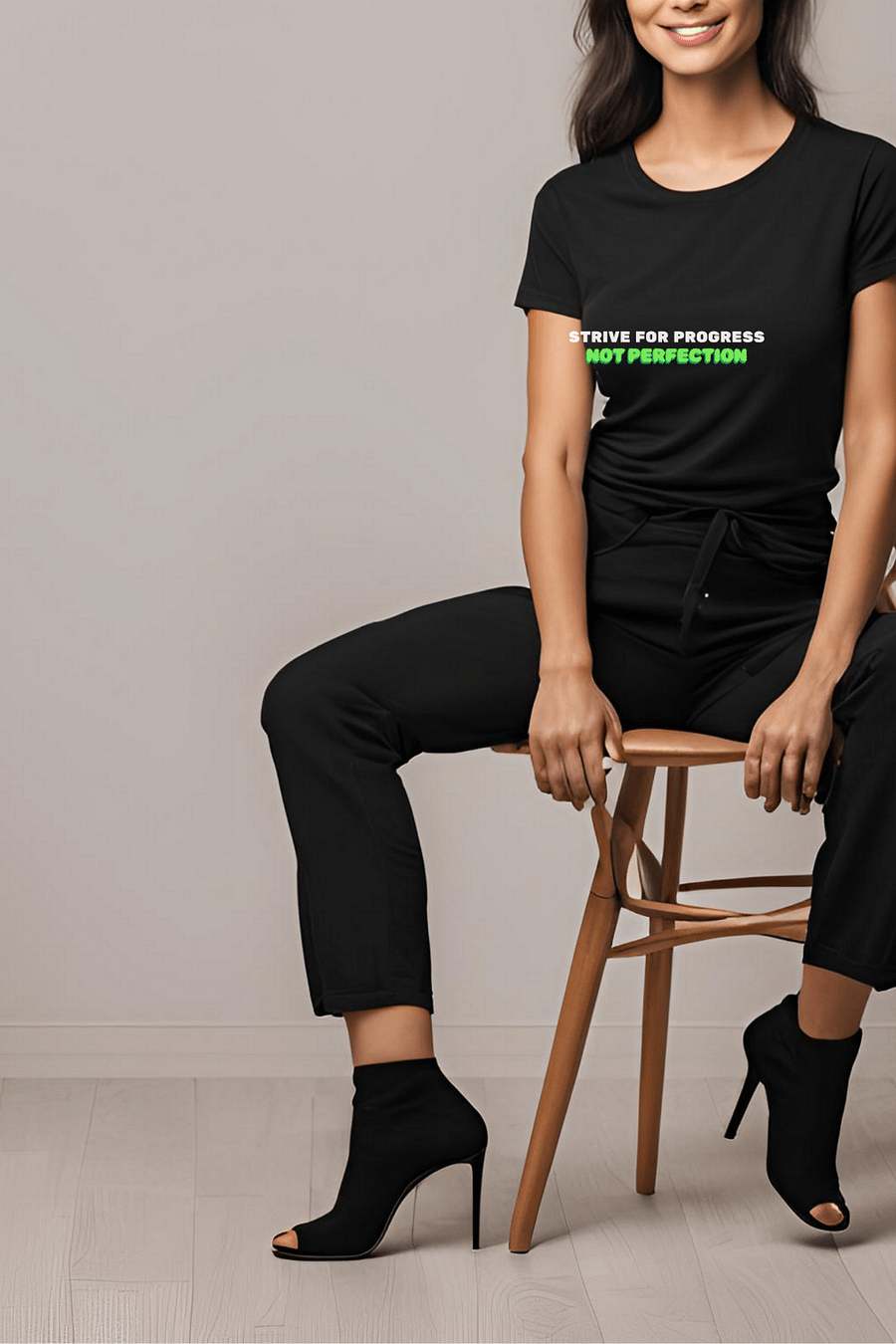 NOT PERFECTION Textured T-Shirt product image (2)